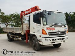 Xe cẩu Hino FG gắn cẩu Unic 505- Đời 2014