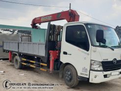 Xe cẩu Hino XZU730 gắn cẩu Unic 343- Đời 2015