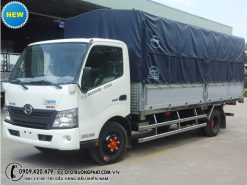 Xe tải Hino 3T45 thùng bạt - XZU720L