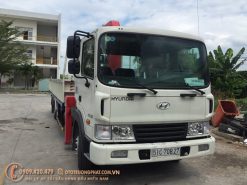 Xe cẩu Hyundai HD210 12 tấn gắn cần Unic 550 (Mẫu cũ Euro 2)