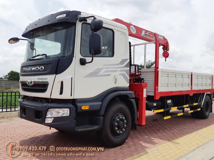 Xe tải THACO KIA K165S gắn Cẩu UNIC URV230 23 tấn  AHAGARA VIỆT NAM