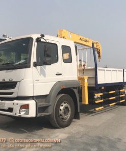 Xe cẩu Fuso FJ tải trọng 12,1 tấn gắn cẩu Soosan 525