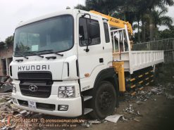 Xe cẩu Hyundai HD170 6 tấn gắn cẩu Soosan 524 (Mẫu cũ Euro 2)
