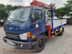 Xe cẩu HD99 tải trọng 6,5 tấn gắn cẩu Unic 344 - Đời 2016