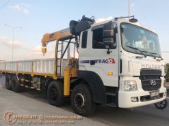 Xe cẩu Hyundai HD320 4 chân Gắn cẩu Soosan 736 - Đời 2011