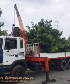 Xe cẩu Hyundai Gold gắn cẩu Kanglim 3 chân 2 cầu thật