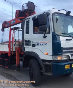 Alternative view of Xe cẩu Hyundai Gold gắn cẩu Kanglim 3 chân 2 cầu thật