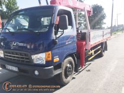 Xe cẩu cũ Hyundai HD800 gắn cẩu Unic 340 Tải trọng 6.6 Tấn