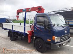 Xe cẩu cũ Hyundai 2,5 tấn đi thành phố ban ngày _ SX 2013