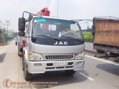 Xe tải cẩu Jac 9 tấn thùng dài 6.2m - Đời 2016 giá rẻ
