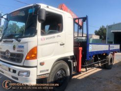 Bán xe cẩu Hino FG 6.5 Tấn gắn cẩu Unic Đời 2004 xe đẹp