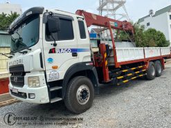 Xe tải cẩu HD250 gắn cẩu Kanglim 2057 - Xe đời 2012