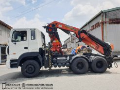 Đầu kéo Hyundai HD1000 gắn cẩu Palfinger PK42502E - XE CẨU MỚI 100%