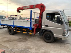 Xe tải cẩu Fuso 8.2 Gắn cẩu Unic 343 Đời 2015