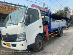 Xe cẩu Hino XZU 730 2.5 Tấn Gắn cẩu Unic V343 - Đời 2013