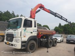 Xe cẩu Hyundai Hd1000 gắn cẩu Palfinger 32080
