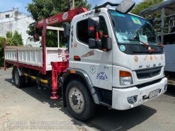 Xe cẩu Fuso 4.9 Tấn gắn cẩu Unic 340 - Xe đời 2017 rất đẹp