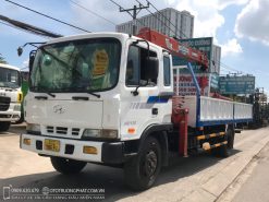 Xe cẩu Hyundai HD120 gắn cẩu Unic A504 4 khúc - Đời 2011