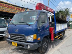 Xe tải cẩu Hyundai HD99 5.65 tấn gắn cẩu Unic V340 Đời 2017
