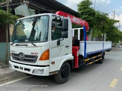 Xe Hino FCJNTC gắn cẩu Unic 375 - Xe đời 2020 rất đẹp