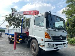 Xe cẩu Hino FG8JPSB gắn cẩu Unic V540 thùng dài 6.6m - Xe đời 2014