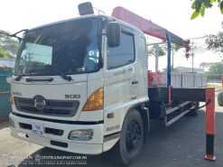 Xe cẩu Hino FG8JPSL gắn cẩu CSS180 8 tấn 6 khúc - Xe đời 2014