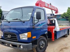 Xe cứu hộ Hyundai 110XL F150 sàn trượt, gắn cẩu Unic V340 - Mẫu Mới 2023