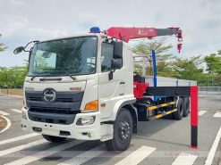 Xe cẩu Hino FM 3 chân 2 cầu thật mới 100% xuất xưởng 2024