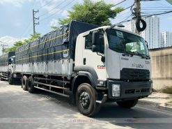 Xe tải Isuzu FVM34WE4 15 tấn thùng mui bạt nhôm 9.4m - Xe Mới 2024