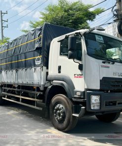 Xe tải Isuzu FVM34WE4 15 tấn thùng mui bạt nhôm 9.4m - Xe Mới 2024