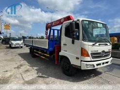Xe tải cẩu Hino FC9JLTC gắn cẩu Unic UR-V340 (3 tấn 5 khúc) - Xe đời 2019 Đẹp
