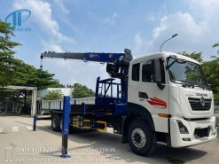 Xe tải cẩu Dongfeng DFL1250A13 3 chân HoangHuy gắn cẩu Dongyan SS2036 - 8 tấn 6 khúc