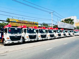 Xe tải cẩu Hino